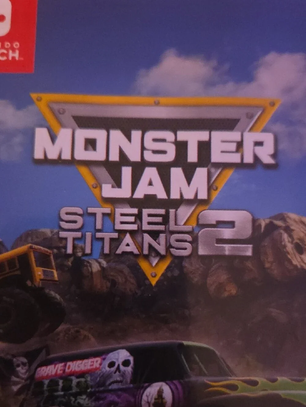 Monster Jam Steel Titans 2 for Nintendo Switch - Blue Case